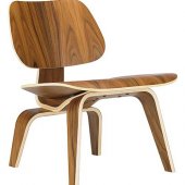 Walnut, Black, Red or Pony Bent Plywood Modern Chair