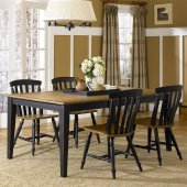 Al Fresco II 5Pc Dining Set 641-CD - Black & Driftwood - Liberty