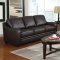 50720 Acker Sofa in Brown Bonded Leather Match by Acme w/Options