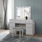 Amina Vanity Set in Silver by Global