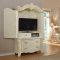 Novara Bedroom in Pearl White w/Optional Case Goods