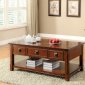 CM4367 Stafford Coffee Table in Dark Oak w/Lift Top & Options