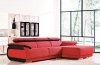 22313 Racer Red 2Pc Sectional Sofa in Fabric by Chelsea