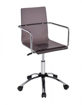 Caraway 801437 Office Chair w/Smoke Acrylic Seat by Coaster [CROC-801437 Caraway]