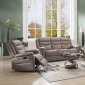 Fiacre Reclining Sofa 53665 in Brown Velvet by Acme w/Options