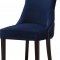 Hannah Dining Chair 774 Set of 2 Navy Velvet Fabric by Meridian