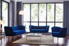 Margo Sofa 622 in Navy Velvet Fabric by Meridian w/Options