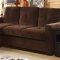 9789 Phelps Sectional Sofa in Coffee Microfiber by Homelegance