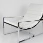 Rita Chair in White Leatherette by Whiteline Imports