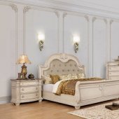 Ammanford Bedroom CM7560 in Antique Whitewash w/Options