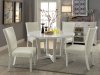 Reidar Dining Set 5Pc CM3651RT in White w/Options