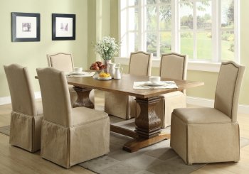 Parkins Dining Table 103711 by Coaster w/Optional Chairs [CRDS-103711-103713 Parkins]