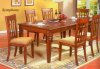 Oak Finish Classic Extendable Dining Table w/Optional Chairs