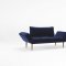 Zeal Deluxe Daybed in Dark Blue Velvet by Innovation