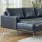 Narrot Sectional Sofa 508800 in Navy Blue Leatherette by Coaster