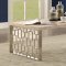 Portia Coffee Table 83810 in Wood & Stainless Steel by Acme