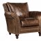 Butler Sofa & Loveseat Set in Brown Leather Italia w/Options