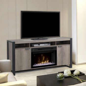 Pierre Electric Fireplace Media Console by Dimplex w/Crystals [SFDX-Pierre Crystals]