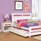 Cammi CM7853PK 4Pc Youth Bedroom Set in White & Pink w/Options