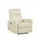 Blane Power Recliner 59772 in Beige Leather Match by Acme