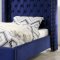 Aiden Bed in Royal Navy Velvet Fabric by Meridian w/Options