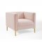 Resonate Accent Chair in Pink Velvet by Modway