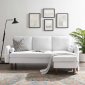 Revive Sectional Sofa in White Fabric by Modway