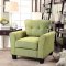 Claire CM6266GR Sofa in Green Fabric w/Options