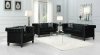 Reventlow Sofa 505817 in Black Velvet Fabric - Coaster w/Options