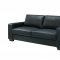 U801 Sofa & Loveseat Set in Black PVC by Global w/Options