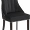 Oxford Dining Chair 721 Set of 2 Black Velvet Fabric by Meridian