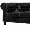 Zahara Sofa TOV-S24-01 in Black Leatherette by TOV Furniture