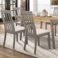 Nogales 7Pc Dining Room Set 109811 in Acacia & Grey by Coaster