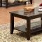 CM4669 Townsend III Coffee Table & 2 End Tables in Dark Cherry