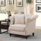 Rayna Sofa CM6779 in Beige Linen-Like Fabric w/Options