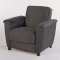 Aspen Rainbow Dark Grey Sofa Bed in Fabric by Sunset w/Options