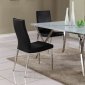 Jade 5Pc Dining Set by Chintaly w/Glass Top & Jamila Chairs