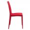 Weave Set of 4 Indoor/Outdoor Chairs MC19R in Red by LeisureMod