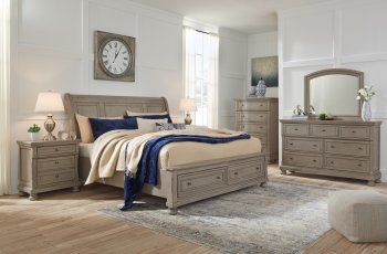 Lettner Bedroom B733 in Light Grey by Ashley Furniture w/Options [SFABS-B733-Lettner]