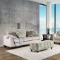 Stefano Sofa SM8220 in Light Mocha Fabric w/Options