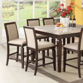 Agatha Counter Height Dining Room 72480 5Pc Set Espresso by Acme