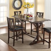 72620 Counter Height Dining Table 5Pc Set by Acme w/Options