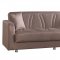 Joker Sofa Bed in Brown Fabric by Casamode w/Options