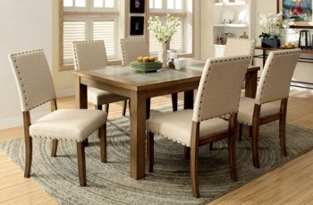 Melston I CM3531T Dining Table in Natural Tone w/Options [FADS-CM3531T-Melston I]