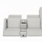 Beryl Power Sectional Sofa 650370PP in Light Grey by Coaster