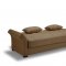 Click-Clack Sofa Bed Convertible in Delux Khaki Microfiber