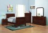 Louis Philippe Kids Bedroom 4Pc Set 203971 in Cherry by Coaster