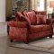 Grande Isle Sofa 8234RD in Red Fabric by Homelegance w/Options