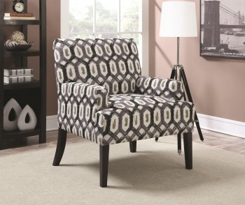 902623 Accent Chair Set of 2 in Printed Fabric by Coaster [CRCC-902623]