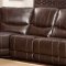 Gerald Motion Sectional Sofa 9600 in Brown by Homelegance